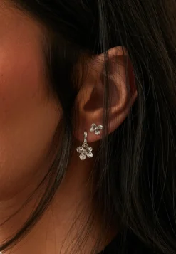 Ajani Earrings 2-in-1 Set, Silver