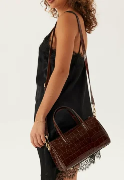 Ancona Glossy Croco Bag