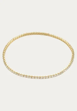 Arash Crystal Bracelet Gold-pl