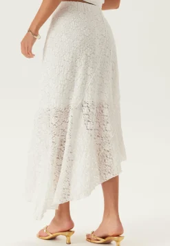 Asymmetric Lace Skirt
