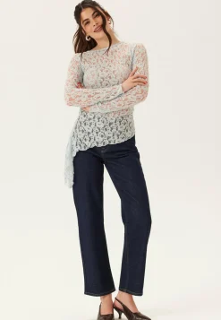 Asymmetric Lace Top