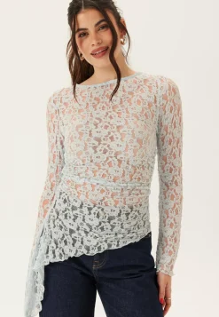 Asymmetric Lace Top