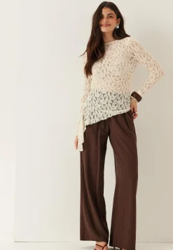 Asymmetric Lace Top