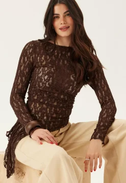 Asymmetric Lace Top