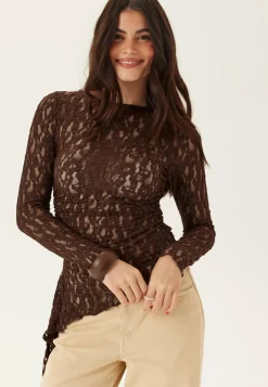 Asymmetric Lace Top