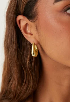 Autumn Chunky Retro Hoop Earri
