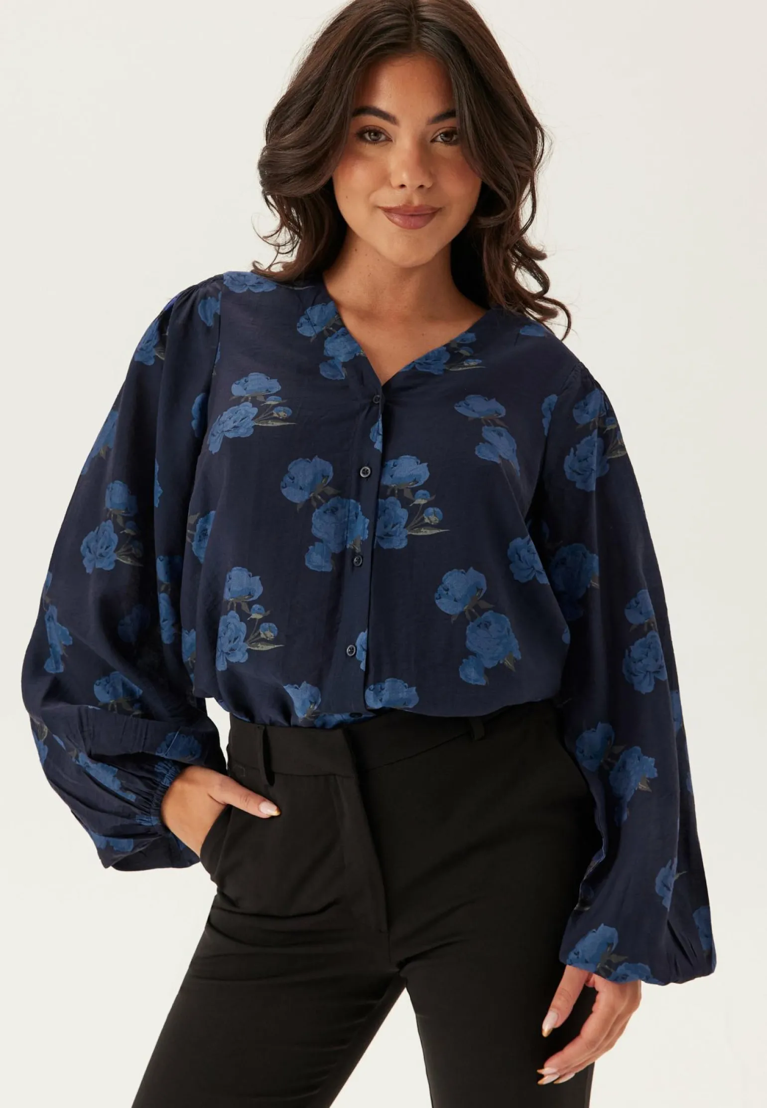 Balloon Sleeve Blouse