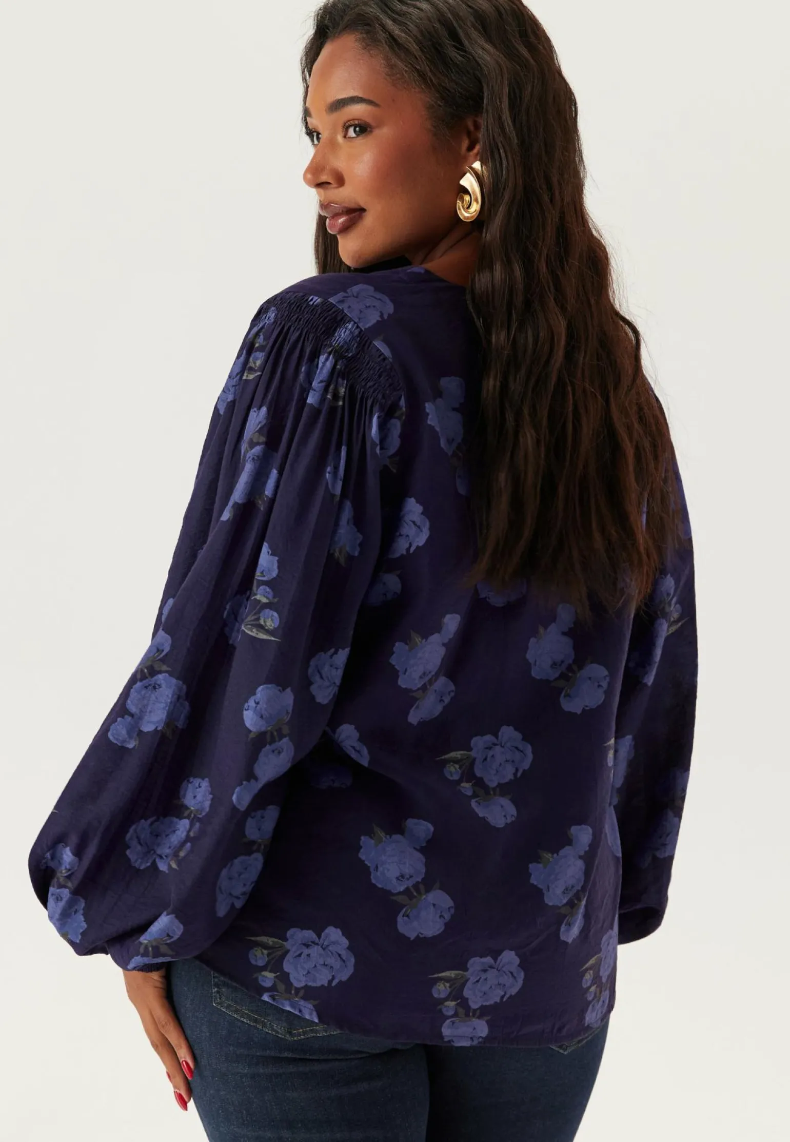 Balloon Sleeve Blouse