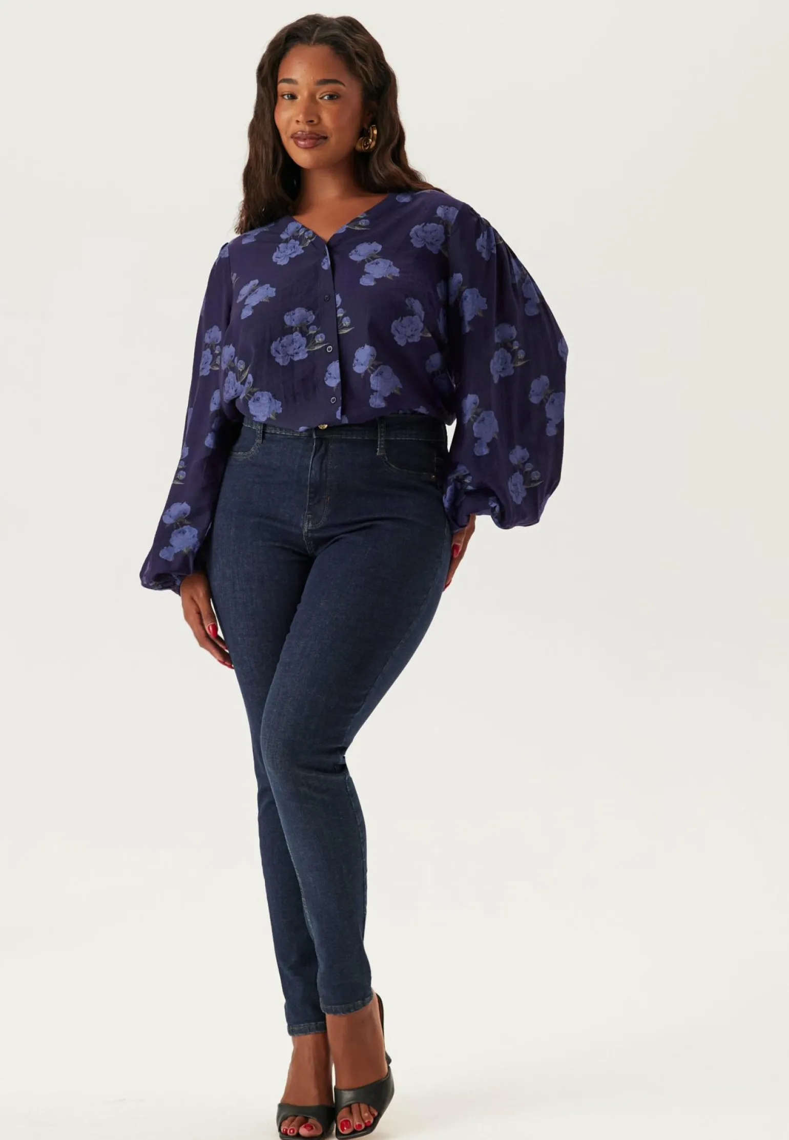 Balloon Sleeve Blouse