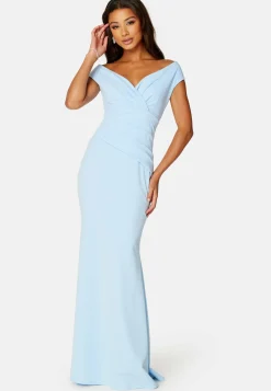 Bardot Pleat Maxi Dress