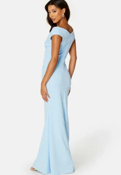 Bardot Pleat Maxi Dress