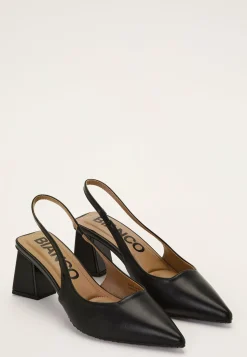 Biamaralyn Slingback Smooth Faux Leather