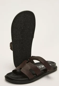 Biaoslo Velcro Slide Faux Leather