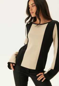 Block Knitted Sweater
