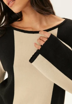 Block Knitted Sweater