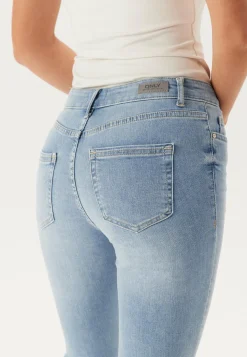 Blush Life Mid Raw Jeans