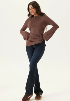 Boat Neck Asymmetric Top