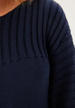 Boatneck Knitted Sweater