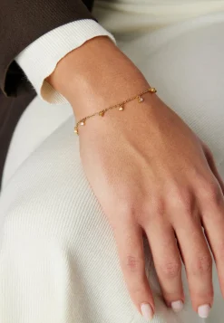 Bracelet With Multi Crystal Charm