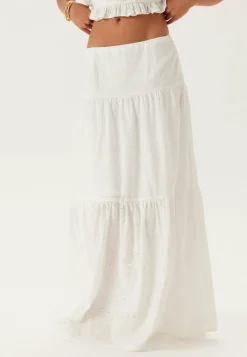 Broderie Anglaise Maxi Skirt