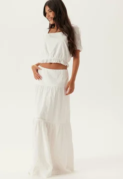 Broderie Anglaise Short Sleeve Blouse