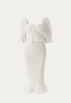 Bustier Smock Ankle Dress