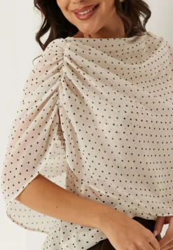 Cape Sleeveless Blouse