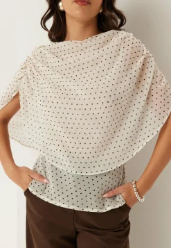 Cape Sleeveless Blouse