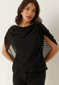 Cape Sleeveless Blouse