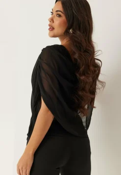 Cape Sleeveless Blouse