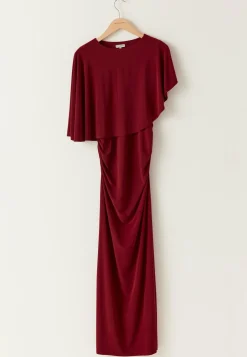 Cape Soft Maxi Dress