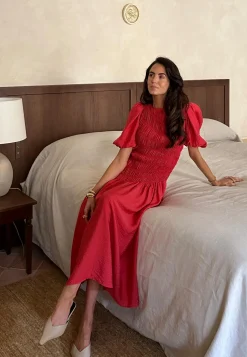CC Puff Sleeve Smock Dress
