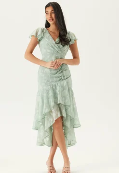 Chiffon Flutter High Low Dress