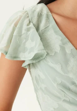 Chiffon Flutter High Low Dress