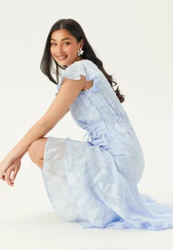 Chiffon Flutter High Low Dress