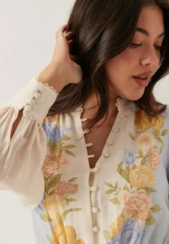 Christina Placement Print Midi