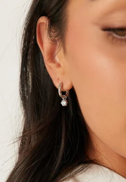 Como Hoop Earring Crystal