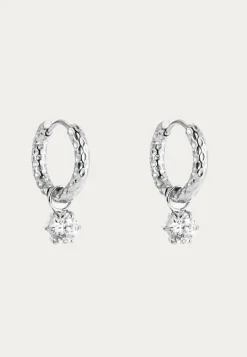 Como Hoop Earring Crystal