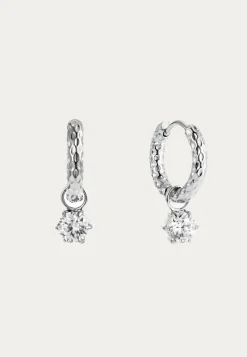Como Hoop Earring Crystal