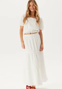 Cotton Lace Maxi Skirt