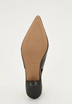 Croco Leather Slingback