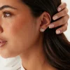 Crystal Bow Earring