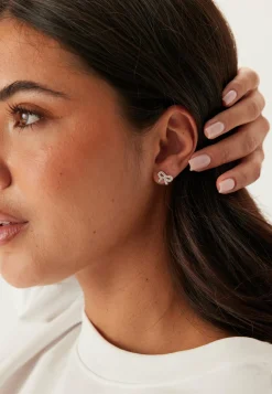 Crystal Bow Earring