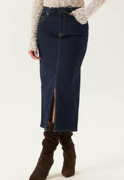 Denim Midi Skirt