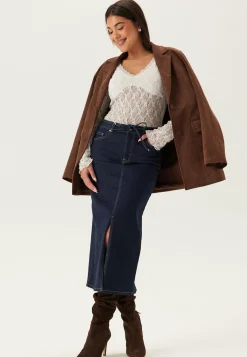 Denim Midi Skirt