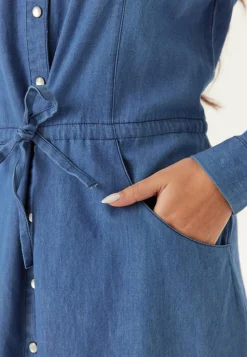 Denim Shirt Dress