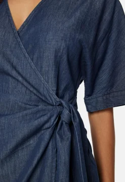 Denim Wrap Dress