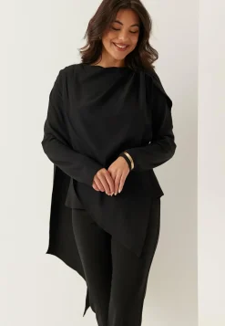 Draped Cape Blouse