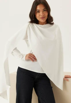 Draped Cape Blouse