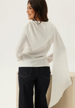 Draped Cape Blouse